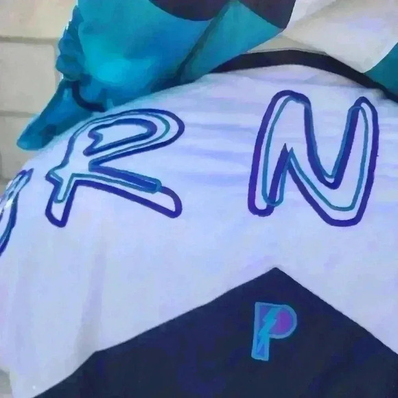 VTG 90s NBA Charlotte Hornets Jacket Pullover Coat Full Zip Mens Sz L - Picture 10 of 16